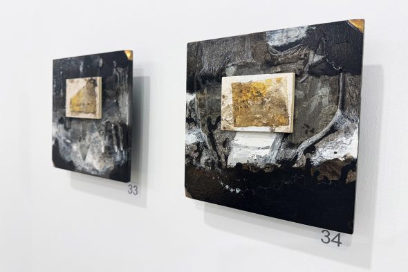 Werke der Ausstellung "Gesten und Zeit - sich ändernde Wiederholungen"
