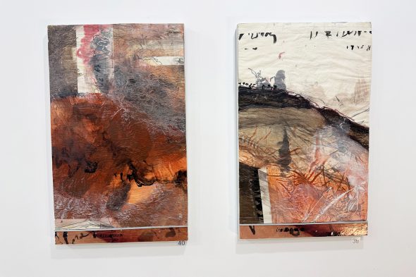 Werke der Ausstellung "Gesten und Zeit - sich ändernde Wiederholungen"
