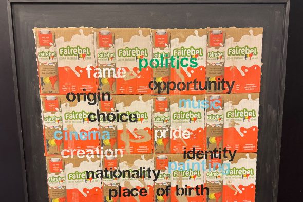 Werk der Ausstellung "Fier et belge?" von Michael Dujardin