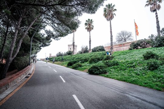 Der Weg hinauf zum Montjuïc steht direkt zu Beginn der Tour de France 2026 an