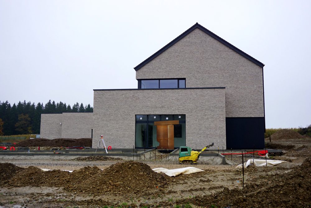 Baustelle des neuen Polizeigebäudes