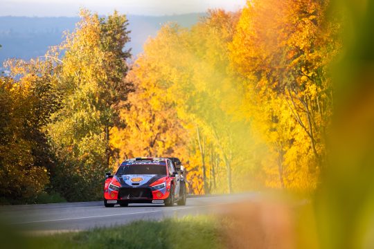 Thierry Neuville/Martijn Wydaeghe beim Shakedown der Rallye Zentraleuropa
