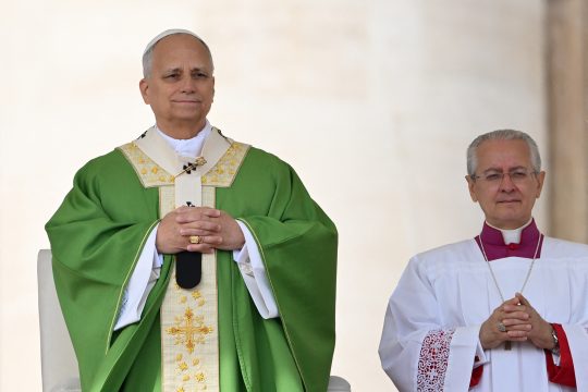 Papst Leo XIV im Petersdom