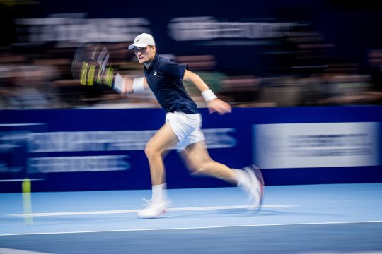 Raphaël Collignon in Aktion bei den European Open in Brüssel