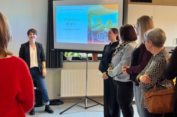 Präsentation beim Tag der offenen Tür im "Reset" in St. Vith