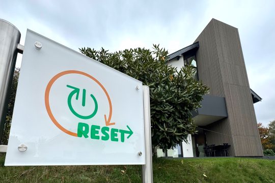 Logo vor dem "Reset" in St. Vith
