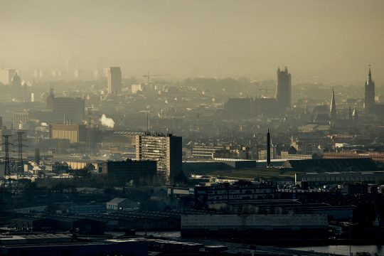 Smog über Gent