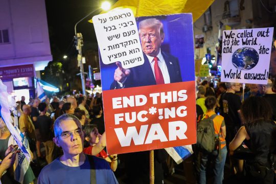 Demonstranten in Israel fordern Ende des Gaza-Kriegs