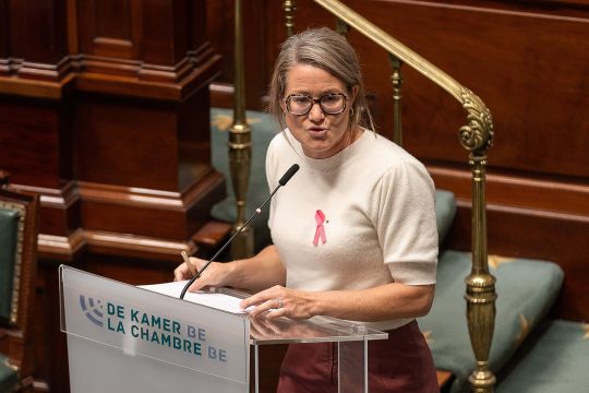 Asylministerin Anneleen Van Bossuyt in der Kammer