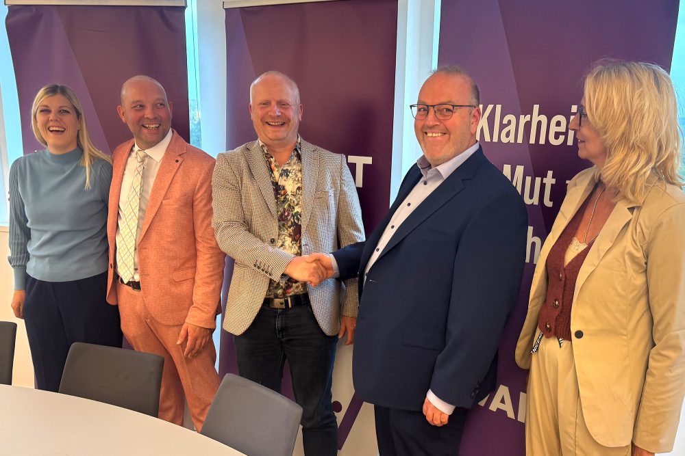 Elena Peters, Michael Balter, Alain Mertes, Marco Hoffmann und Diana Stiel