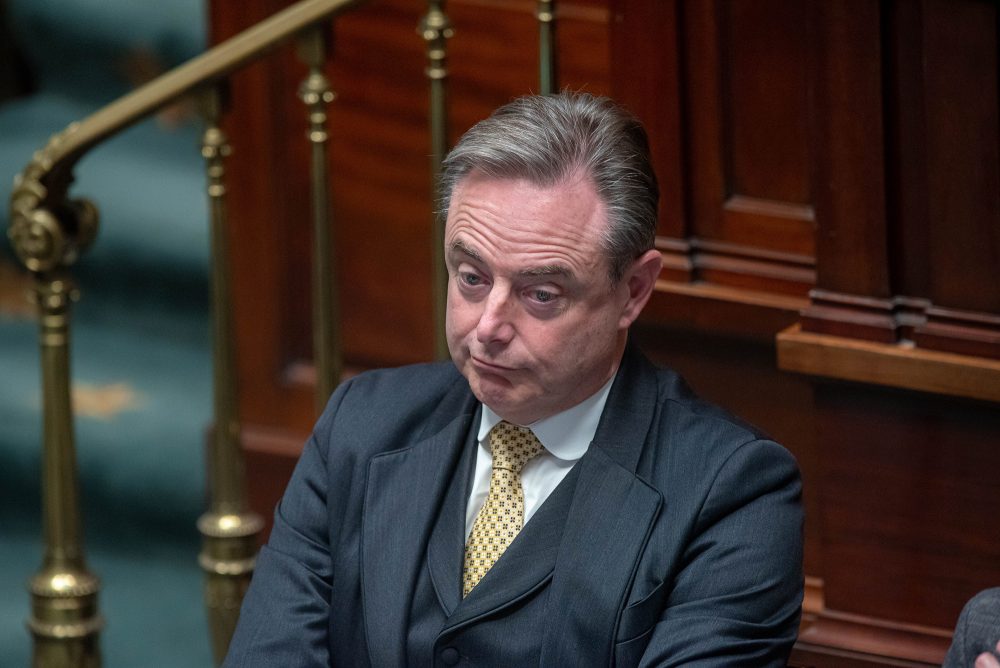 Premierminister Bart De Wever in der Kammer