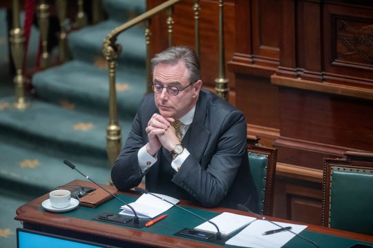 Premier Bart De Wever in der Kammersitzung am Donnerstag