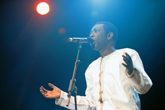Youssou N'Dour bei einem Konzert in Gent