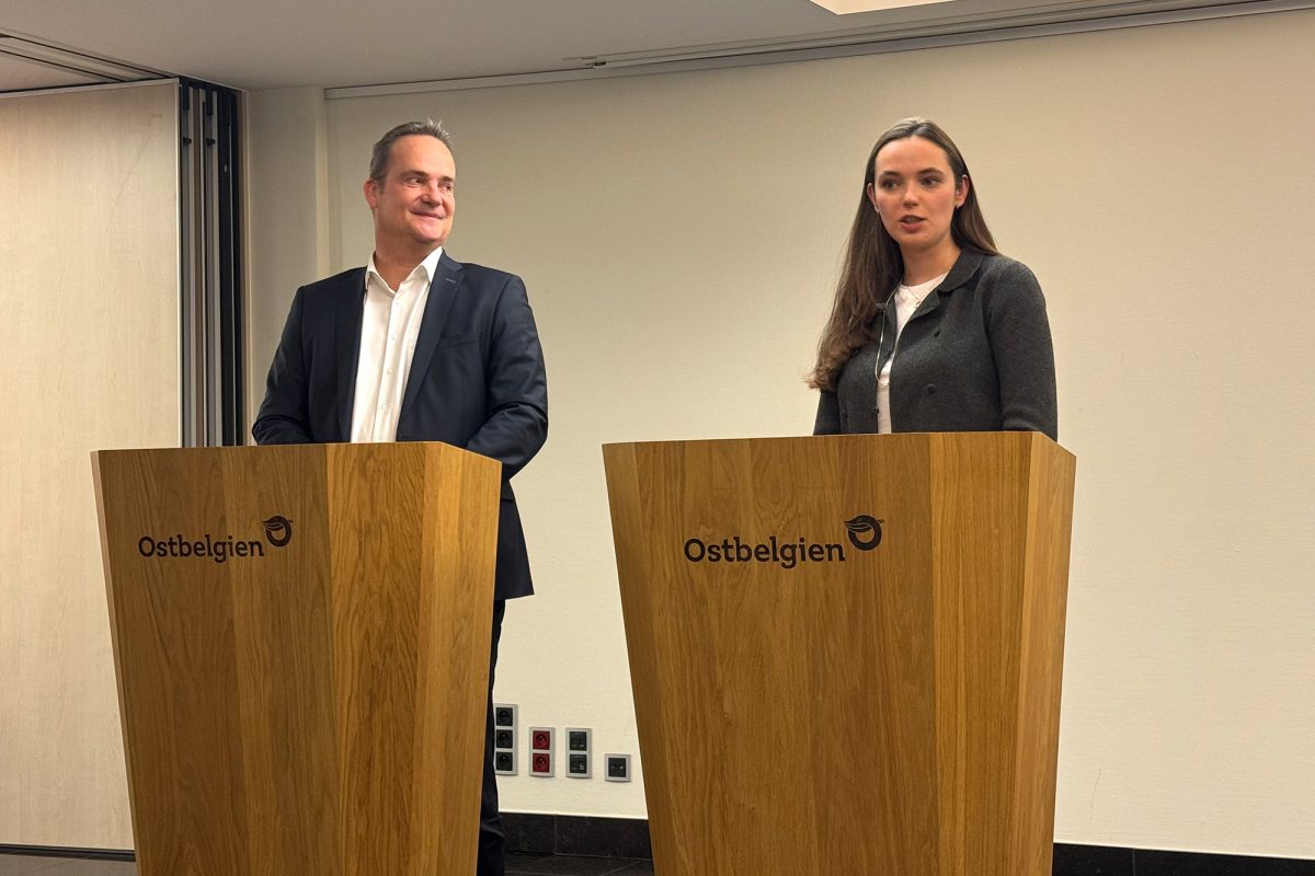 DG-Ministerpräsident Oliver Paasch und Ministerin Eléonore Simonet