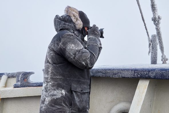 Alain Lennertz bei der Fotoreise in die Arktis