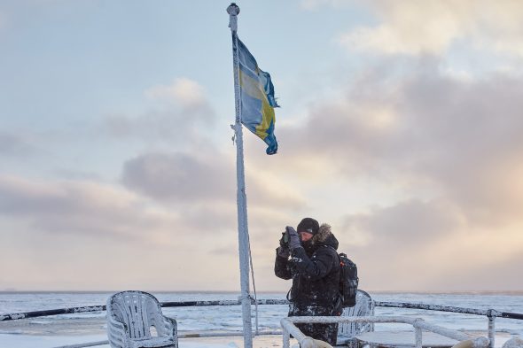 Alain Lennertz bei der Fotoreise in die Arktis