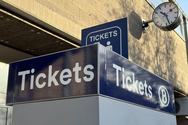 Ticket-Automat am Bahnhof Eupen