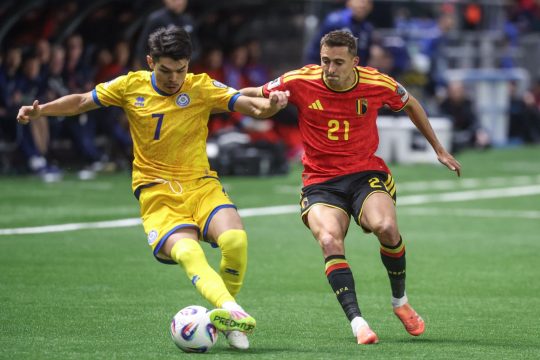 Rote Teufel gegen Kasachstan