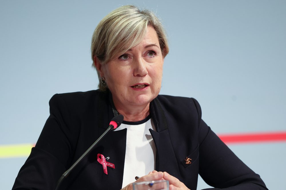 die wallonische Ministerin Cécile Neven