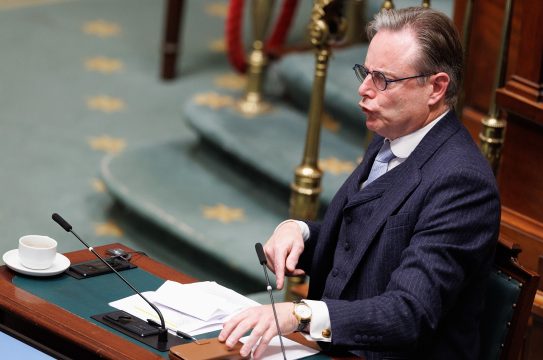 Premier Bart De Wever in der Kammer am 6. November