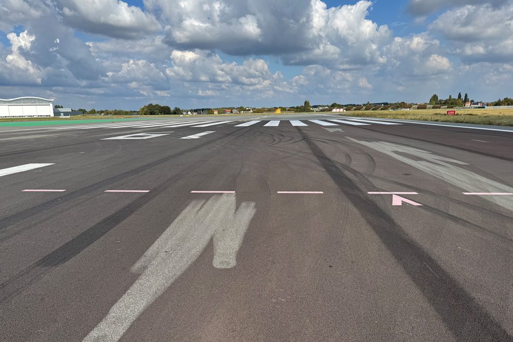 Rollfeld am Brussels Airport