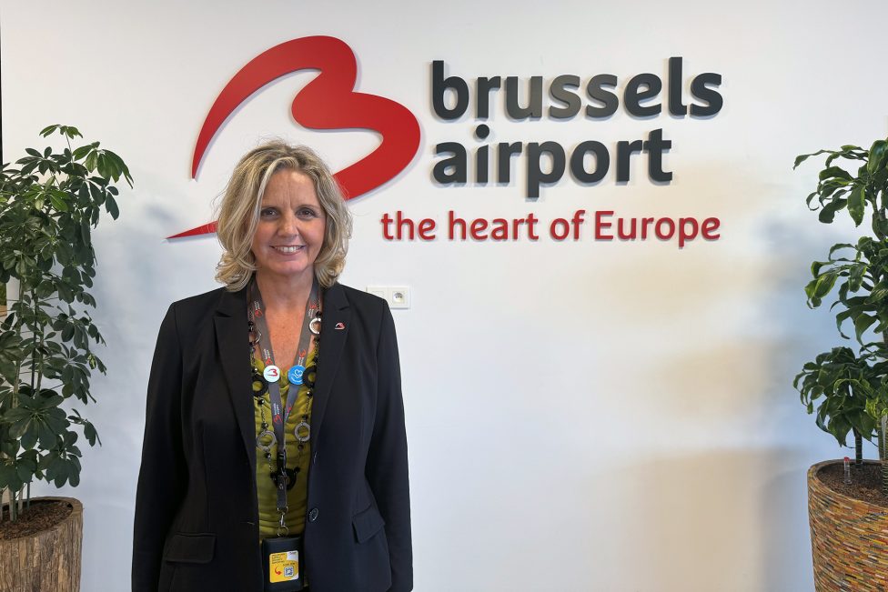 Andrea D‘Haeseleer von der Flughafengesellschaft Brussels Airport Company