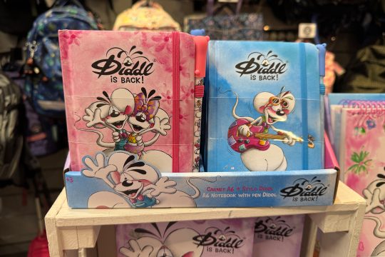 Diddl-Maus Produkte im Regal