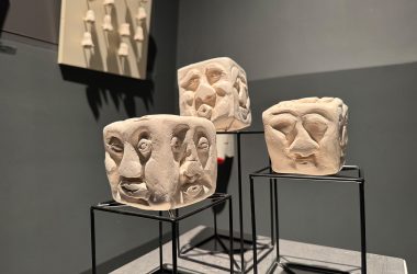 Werke der Ausstellung "Farben und Materie"