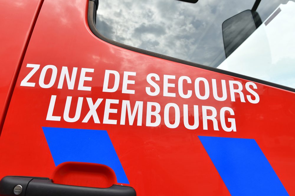 Einsatzfahrzeug der Feuerwehr in der Hilfeleistungszone Luxembourg