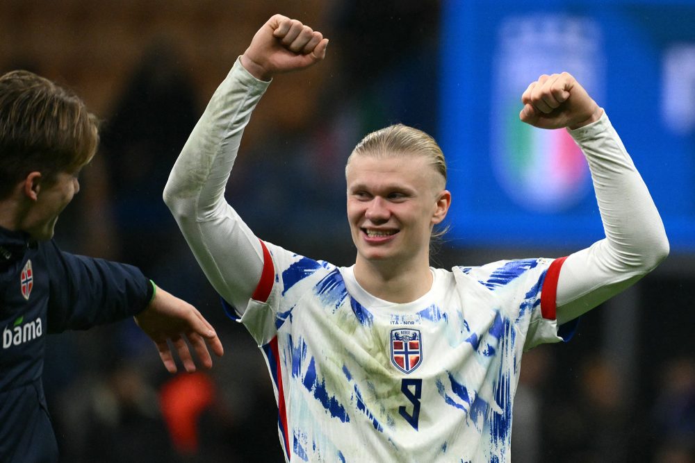 Der Kapitän der norwegischen Fußball-Nationalmannschaft, Haaland