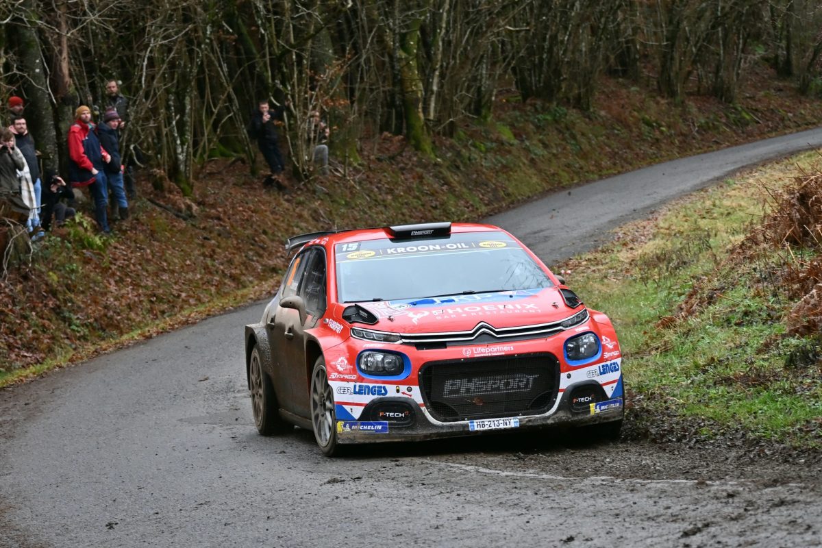 Tom Heindrichs/Jonas Schmitz im Citroën bei der Spa-Rallye