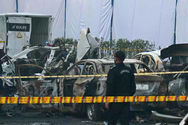 Zerstörungen nach der Autoexplosion in Neu-Delhi