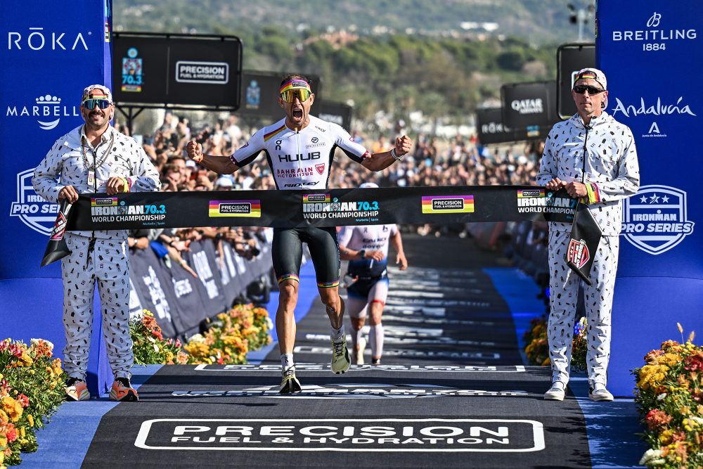 Jeele Geens beim Zieleinlauf