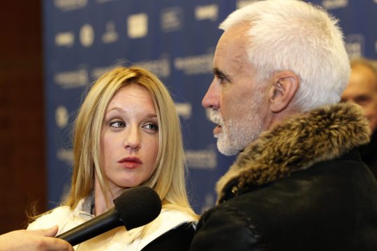 Der neuseeländische Regisseur Lee Tamahori am 22.1.2011 mit der französischen Schauspîelerin Ludivine Sagnier