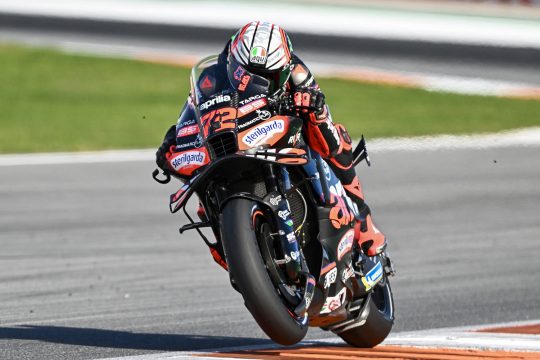 Marco Bezzecchi beim MotoGP in Valencia