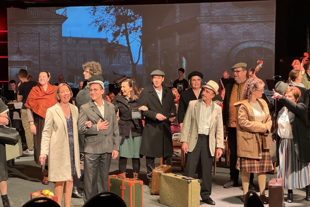 Die letzten Proben für das Musical "Minerva"