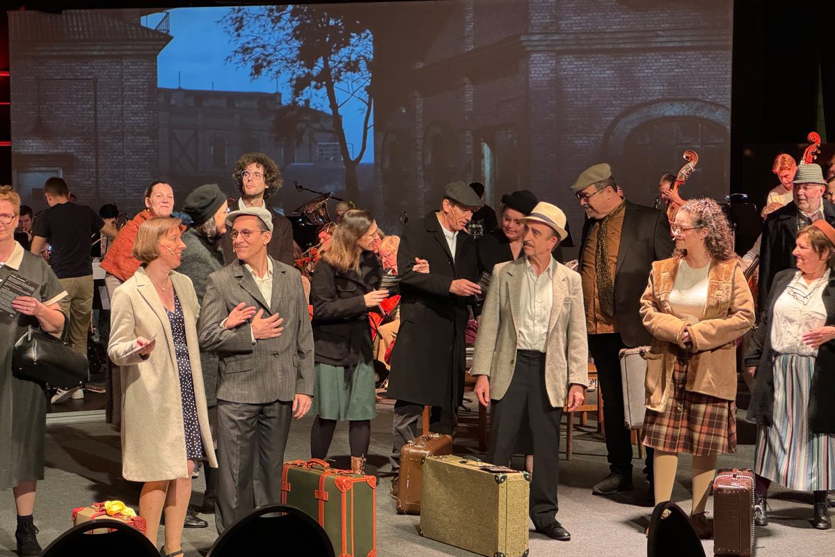 Die letzten Proben für das Musical "Minerva"