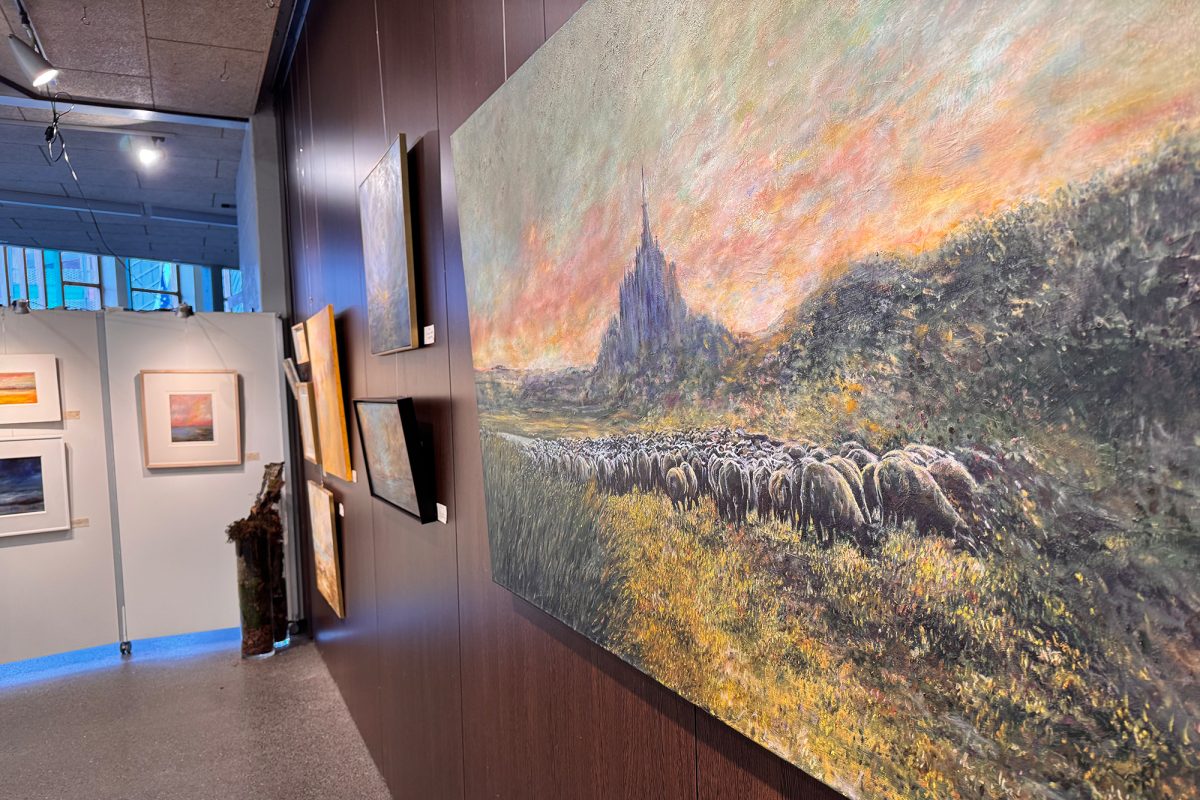 Ausgestelltes Gemälde von Mona Etienne