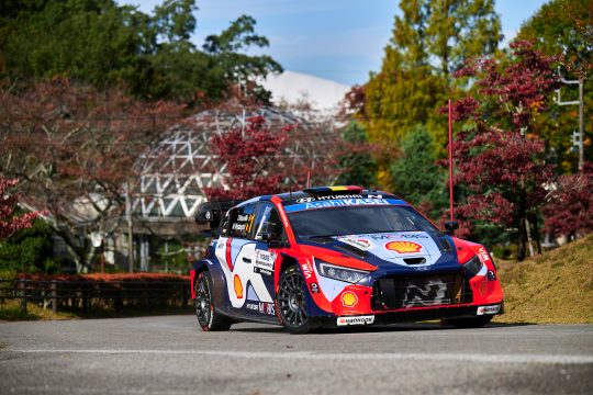 Thierry Neuville/Martijn Wydaeghe beim Shakedown der Rallye Japan