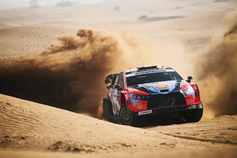 Thierry Neuville/Martijn Wydaeghe bei der Rallye Saudi-Arabien