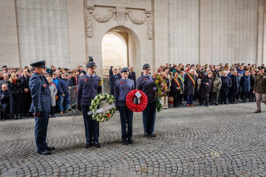 Gedenkzeremonie zum Waffenstillstand am 11.11. in Ypern
