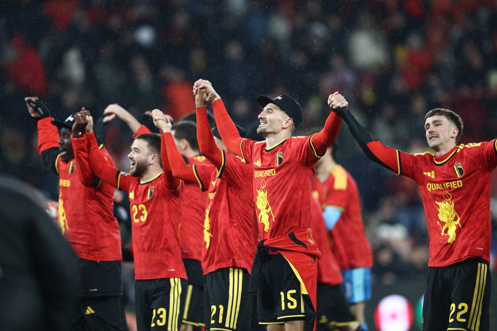 Die Roten Teufel jubeln nach dem 7:0-Sieg über Liechtenstein