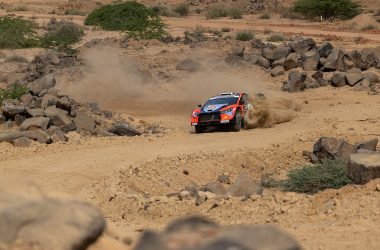 Ott Tänak/Martin Järveoja beim Shakedown der Rallye Saudi-Arabien