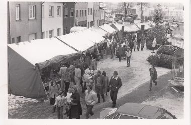 Weihnachtsmarkt in St. Vith 1981