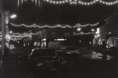 Weihnachtsbeleuchtung in St. Vith 1984