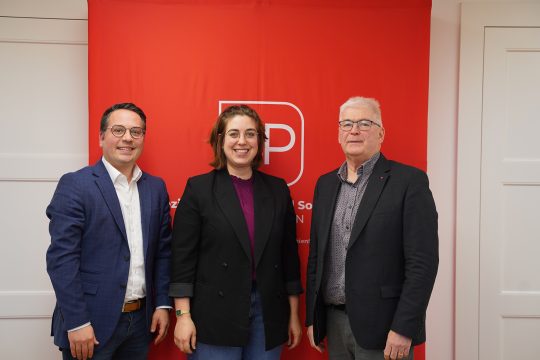 Björn Klinkenberg, Linda Zwartbol und Charles Servaty