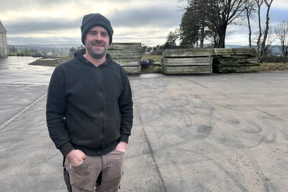 Landwirt Sebastian Piront