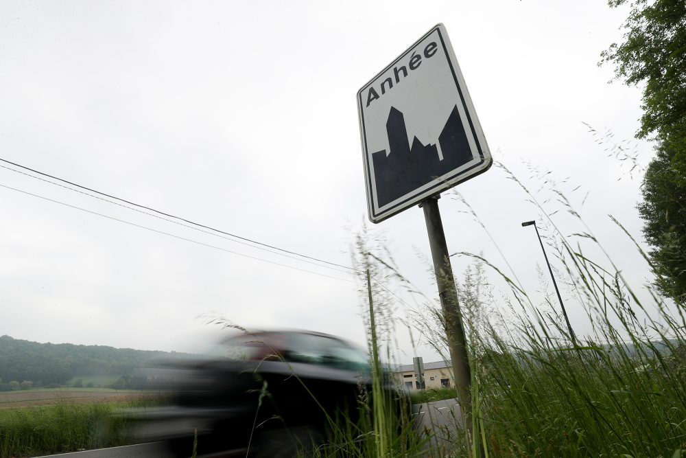 Ortsschild von Anhée