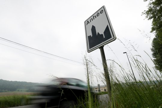 Ortsschild von Anhée