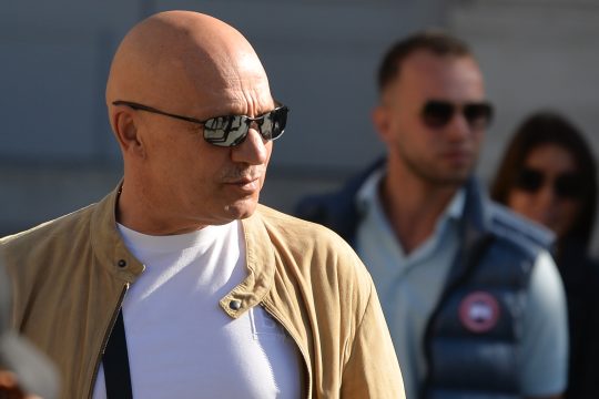 Lucio Aquino nach einem Gerichtstermin in Tongeren am 2. September